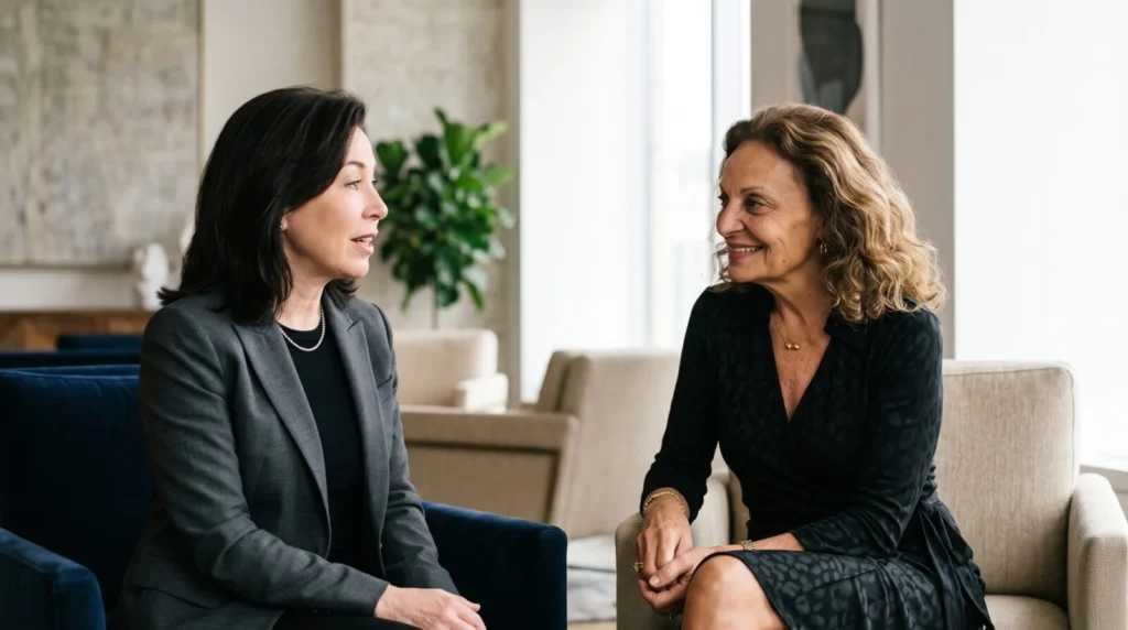 safra catz and diane von furstenberg